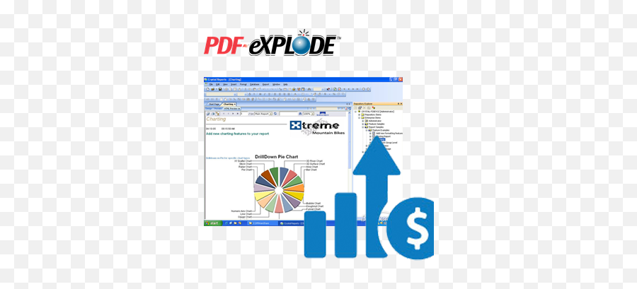 Pdf Batch Emailing Software U2013 - Explodecom Png,Crystal Report Icon