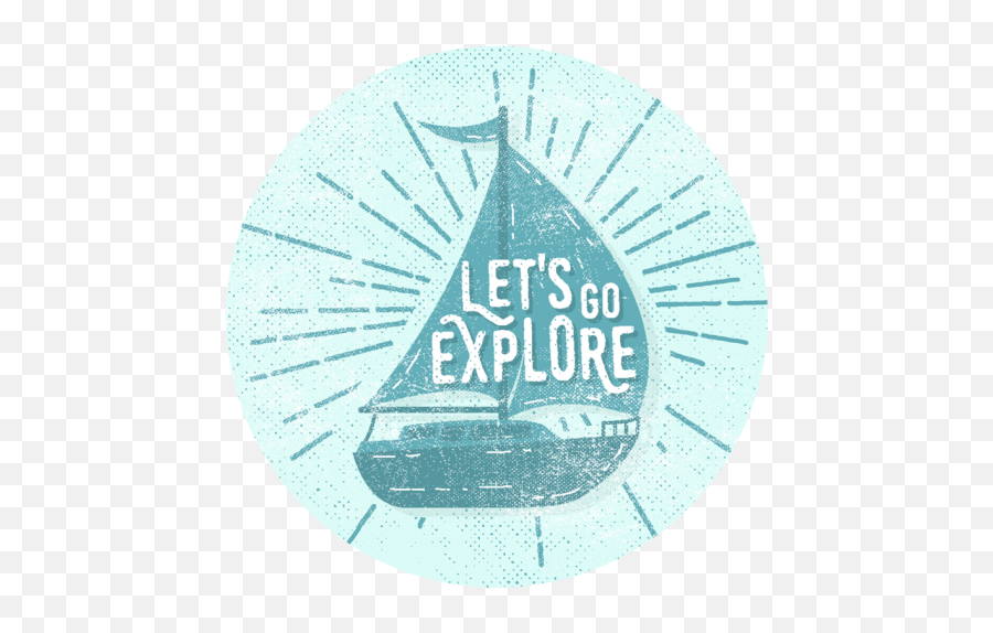 Download Hd Letu0027s Explore - Logo Sailboat Vintage Circle Png,Sailboat Logo