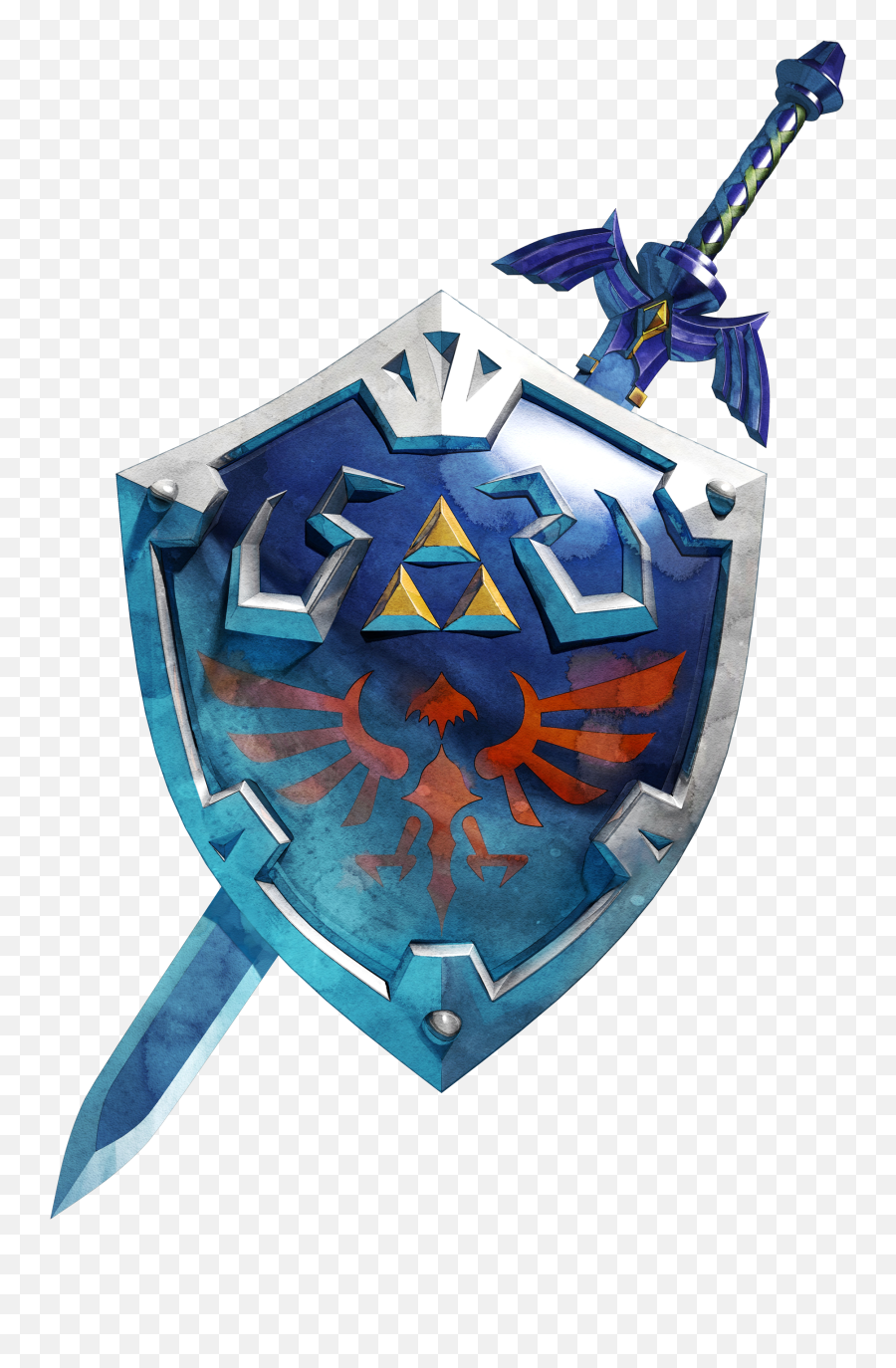 The Legend Of Zelda Logo Transparent Png 219232 Yandere - Legend Of Zelda Master Sword And Shield,Legend Of Zelda Transparent