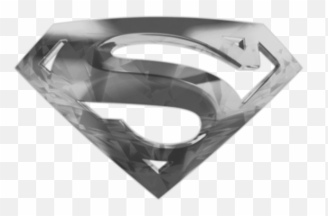 Unique Silver Superman Logo Png