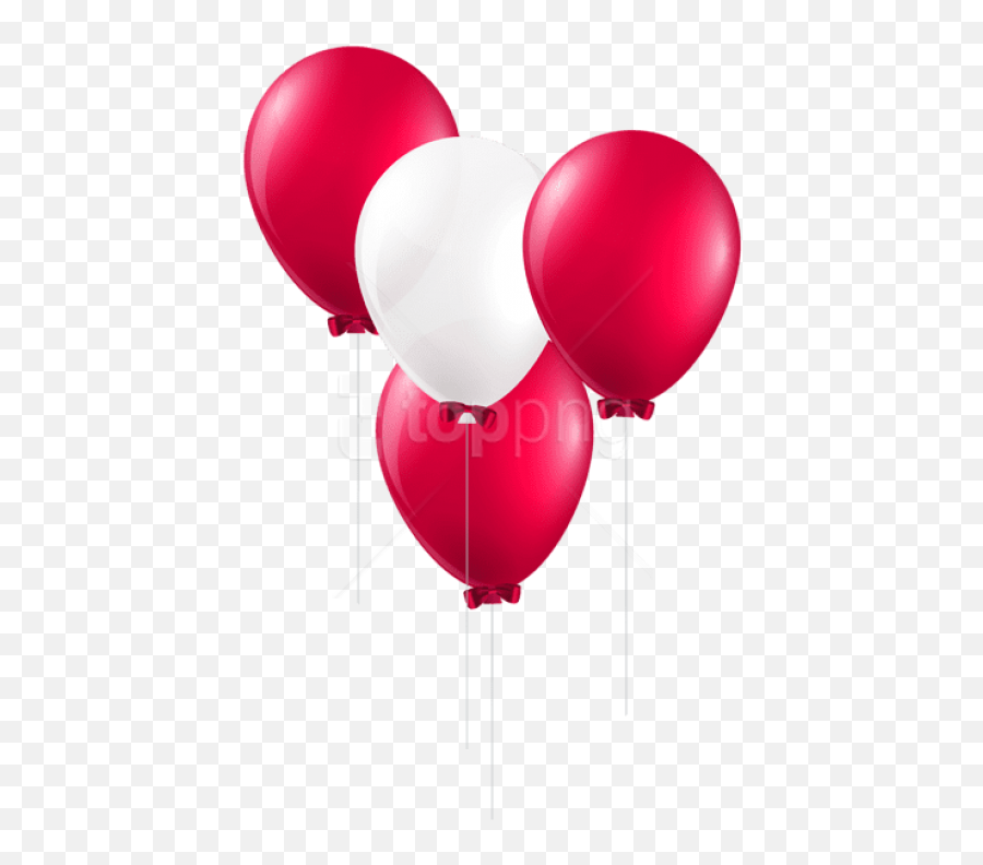 Red And White Balloons Png Images - White And Red Balloons Png,Red Balloons Png