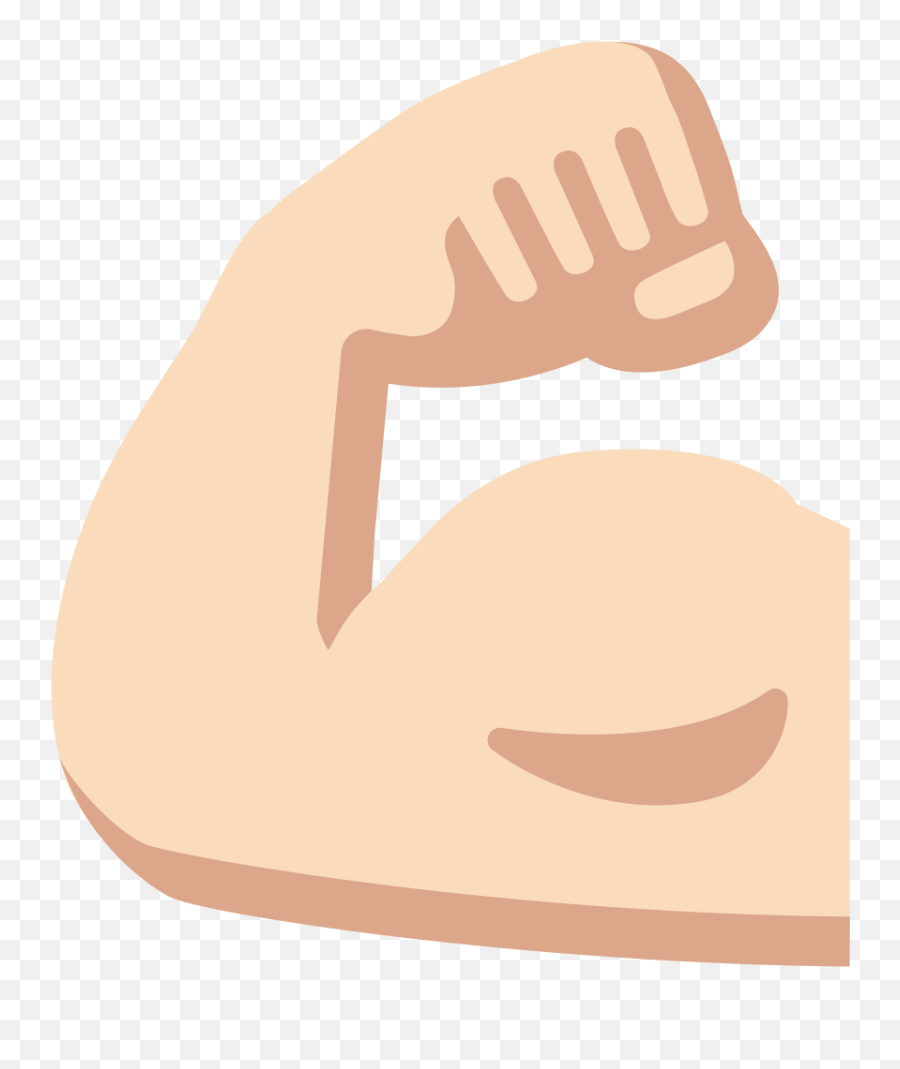 Muscles Clipart Clear Background - Transparent Background Muscle Emoji Png,Muscle Emoji Png