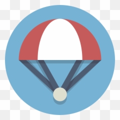 Parachute Skydiving Icon - Vector Icon png