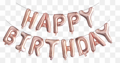 Us 071 24 Offfeliz Cumpleanos Russian Happy Birthday Letters Alphabe Rose Gold Foil Balloons Kids Toy Party Air Globos - Calligraphy Png,Feliz Cumpleaños Png