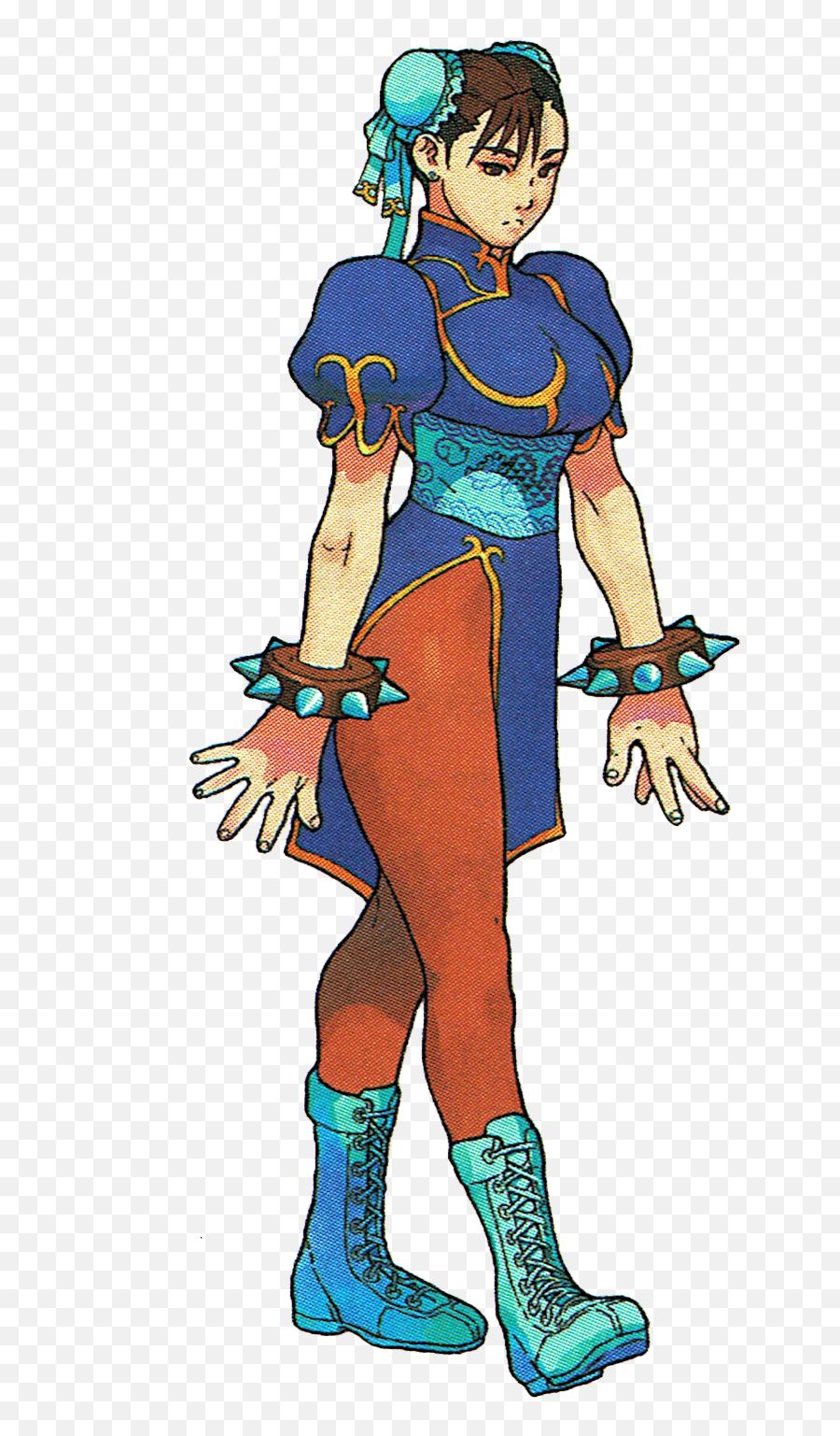 The Video Game Art Archive - Chun Li From Street Fighter Ex Chun Li Street Fighter Ex Png,Cammy Png