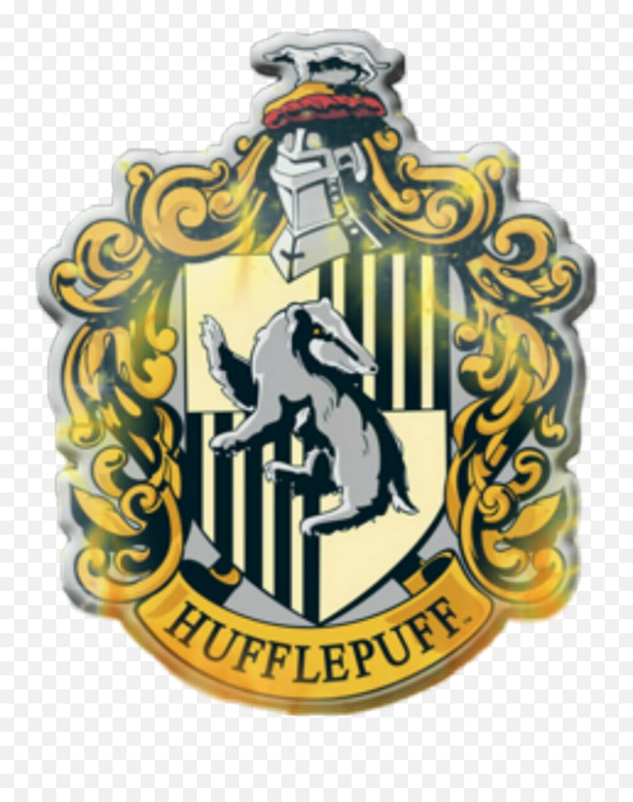 Hufflepuff Hogwarts Harrypotter Logo Logohufflepuff Mag - Harry Potter Hufflepuff Stickers Png,Harry Potter Logo Transparent