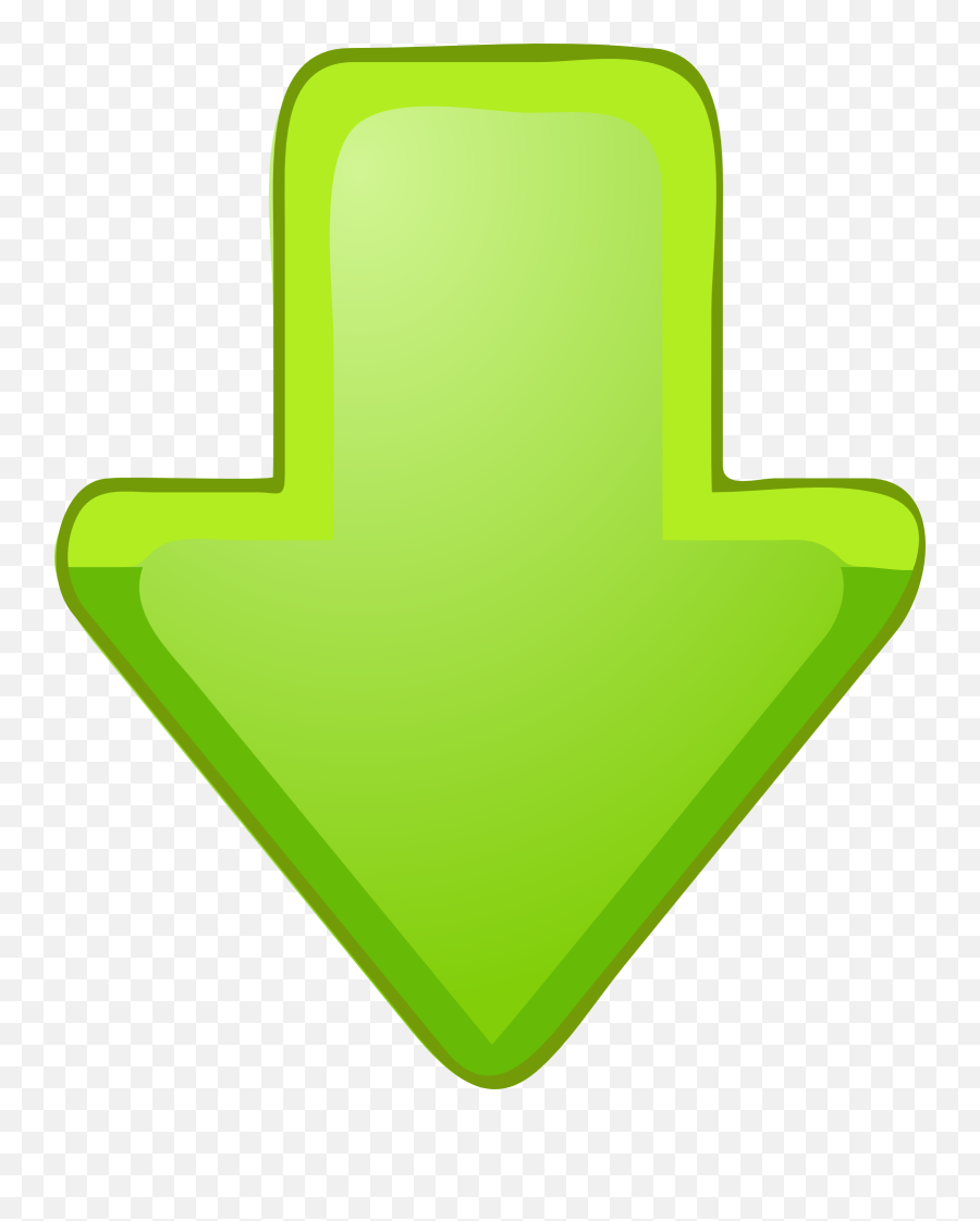 Download Pointing Down Arrow Png - Green Arrow Pointing Down,Arrow Sign Png