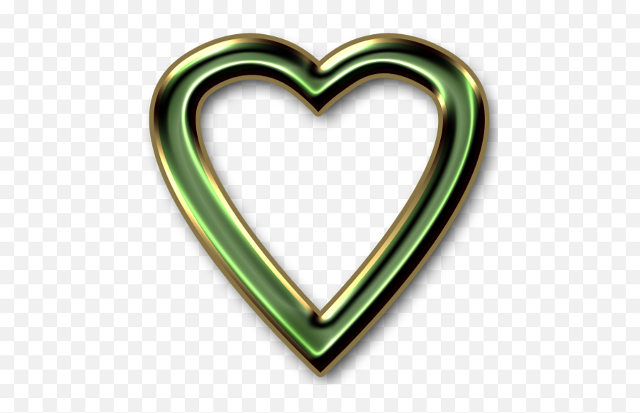 High Quality Frame Heart Cliparts For Free 31030 - Free Green And Gold Heart Png,Green Heart Png