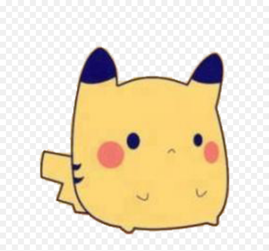 Pikachu Pokemon Yellow Tumblr Cute Babe - Anime Kawaii Cute Pokemon Png,Cute Pikachu Png