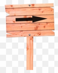 All Kinds Of Arrow Clipart - Portable Network Graphics Png,Wood Sign Png