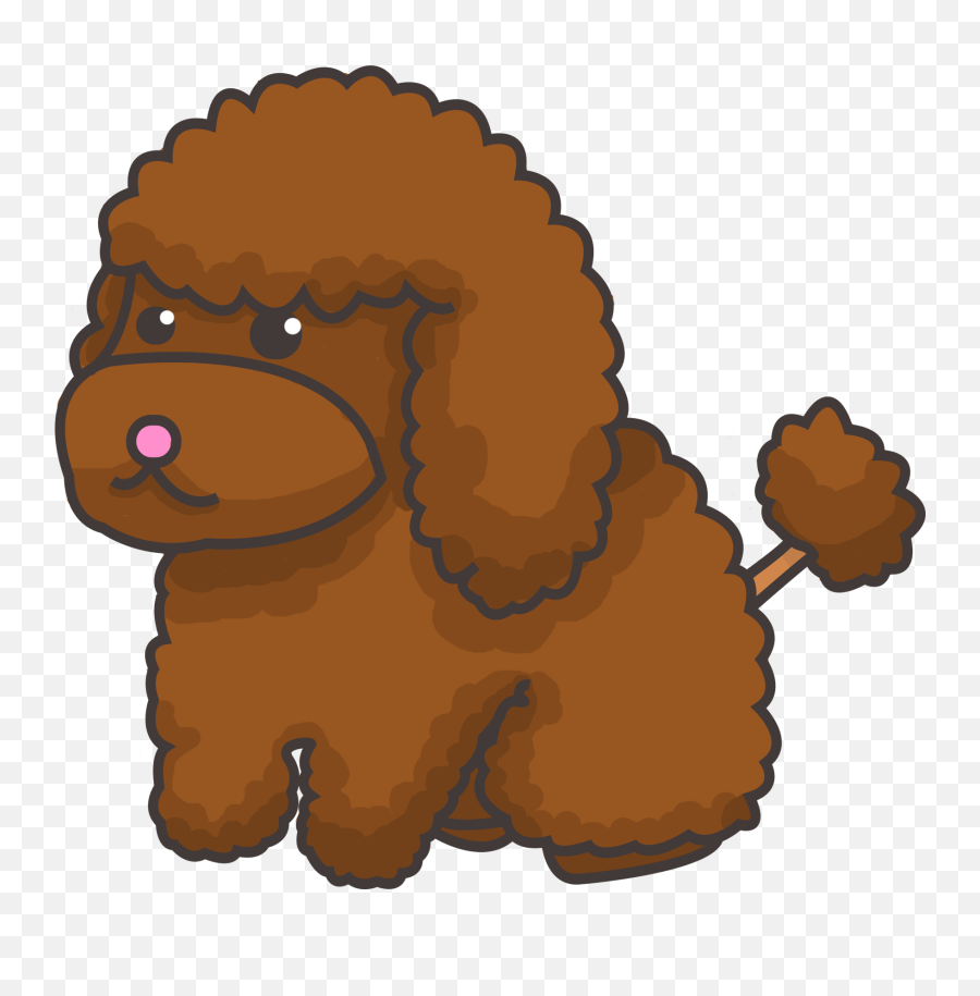 Chibi Poodle - Dog Cartoon Toy Poodle Png,Poodle Png