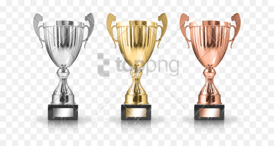 Download Hd Free Png Gold Silver Bronze Trophy Image - Rewards And Recognition For Employees,Gold Trophy Png