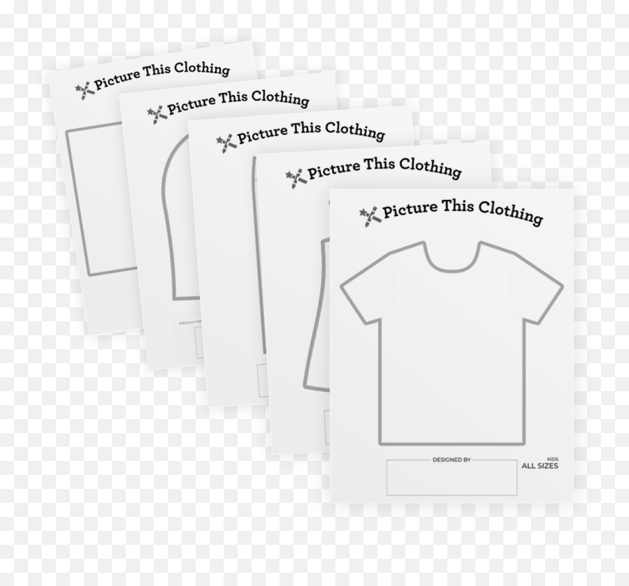 Templates - Picture This Clothing Diagram Png,Tshirt Template Png