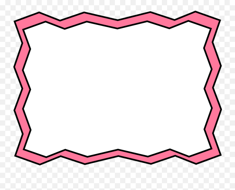 Best Zig Zag Line Page Border Png - Zigzag Frame,Zig Zag Line Png