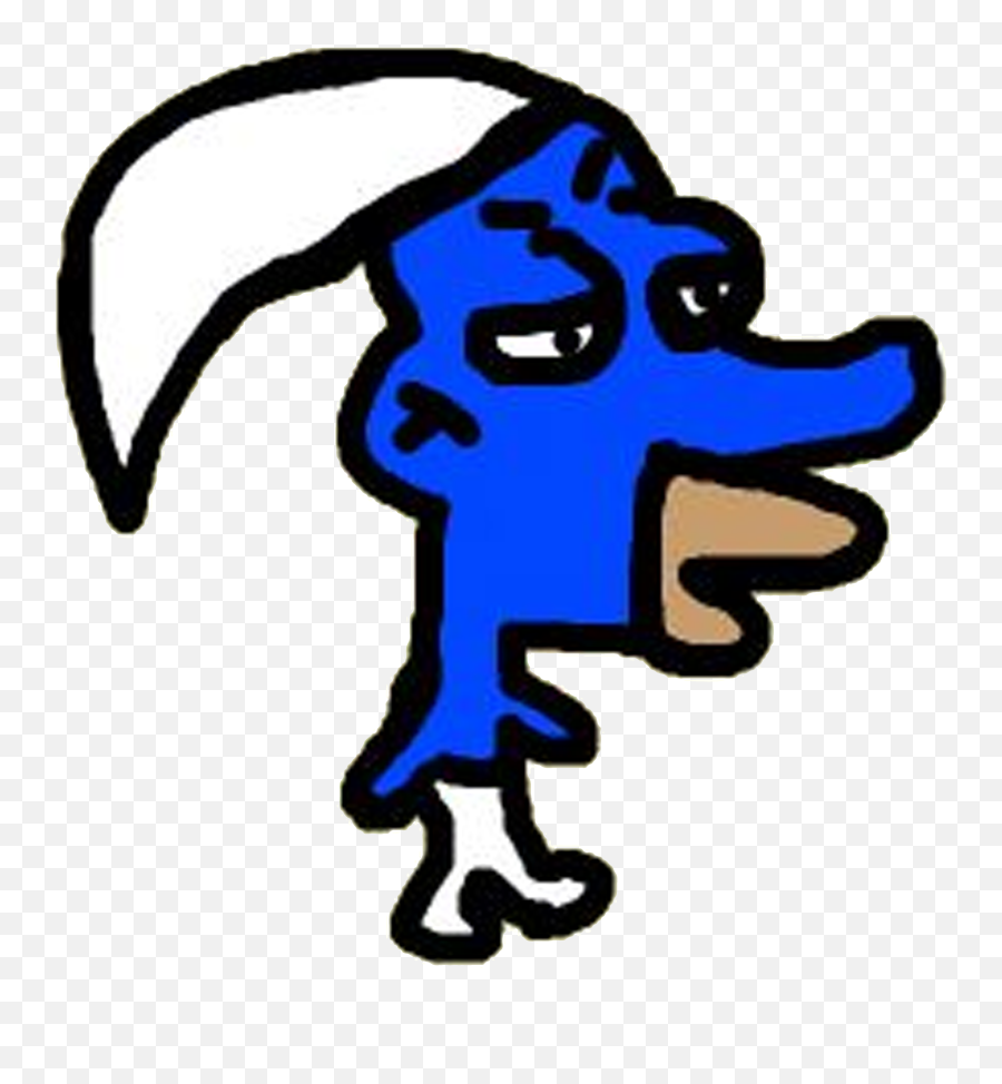 Thanks I Hate Lenny From The Simpsons Face Smurf Tihi Png