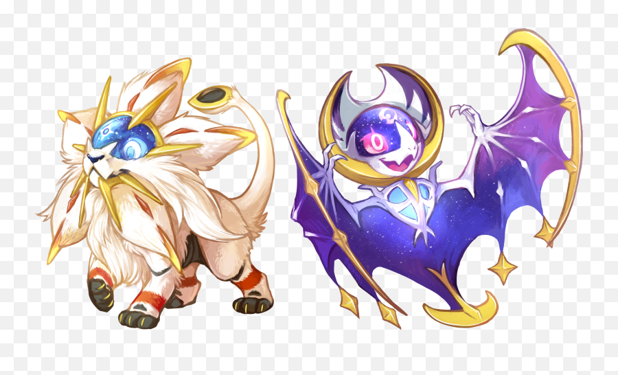 3 - De Solgaleo Y Lunala Bebés Png,Solgaleo Png