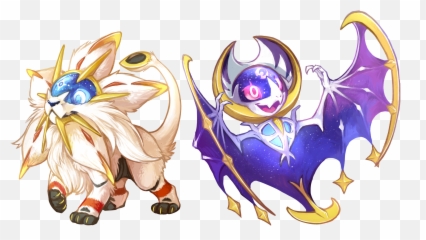 3 - De Solgaleo Y Lunala Bebés Png,Solgaleo Png