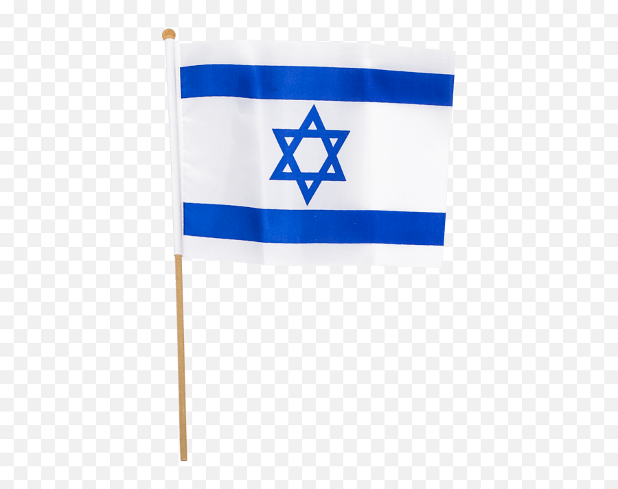Download Israel Flag With Wooden Stick Png
