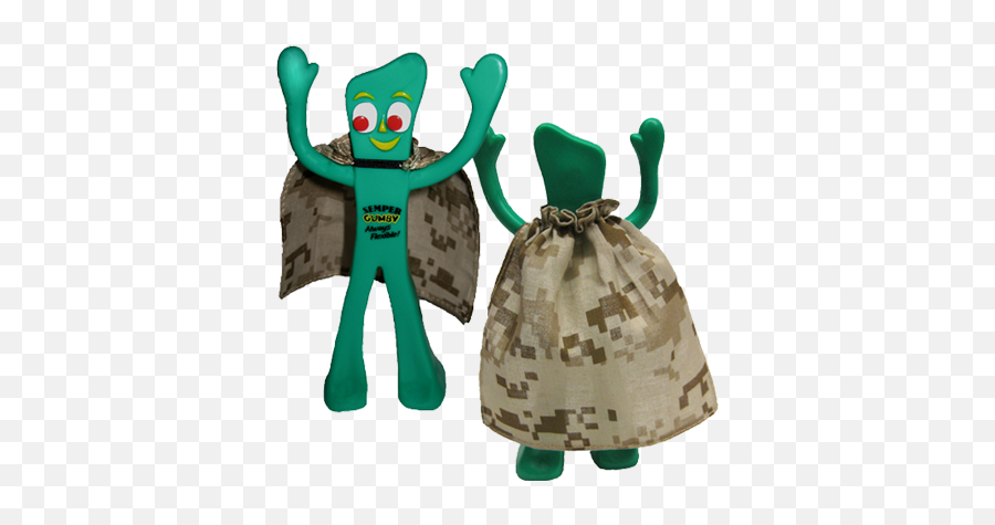 Desert Camo Cape For Semper Gumby - Fictional Character Png,Gumby Png