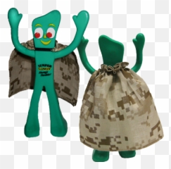 Desert Camo Cape For Semper Gumby - Fictional Character Png,Gumby Png