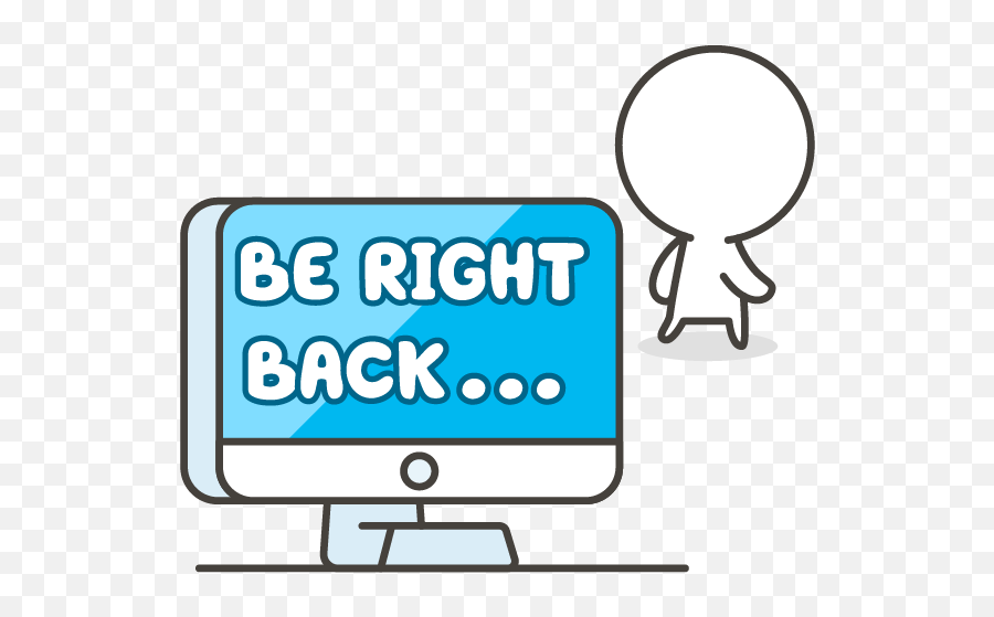 Hd Be Right Back Transparent Png Image - Free Be Right Back,Be Right Back Png