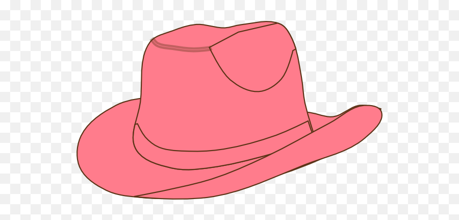 Pink Cowgirl Hat Clipart - Pink Cowboy Hat Clipart Png,Cowgirl Hat Png
