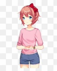 My Attempt - Png Sayori Doki Doki,Transparent Lucky Luciano