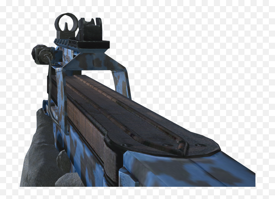 Download P90 Blue Tiger Cod4 - Mw2 Blue Tiger Camo Png,Mw2 Intervention Png