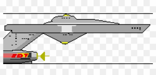 Uss Enterprise Png - Uss Enterprise Pixel Art,Uss Enterprise Png