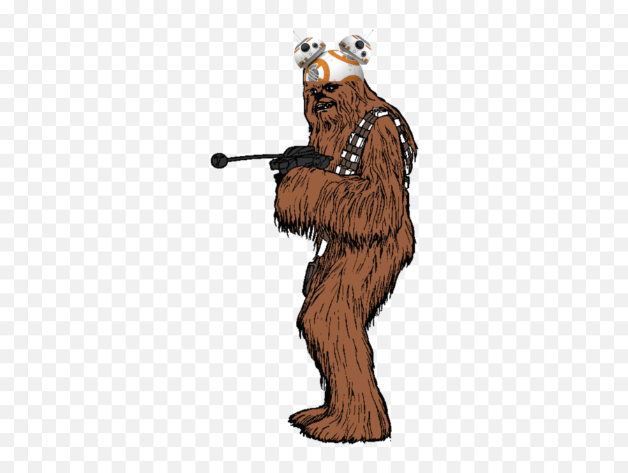 Chewbacca Clipart Animated - Star Wars Chewy Clipart Png,Chewbacca Transparent