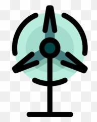 Eolical Windy Vector Svg Icon - Power png