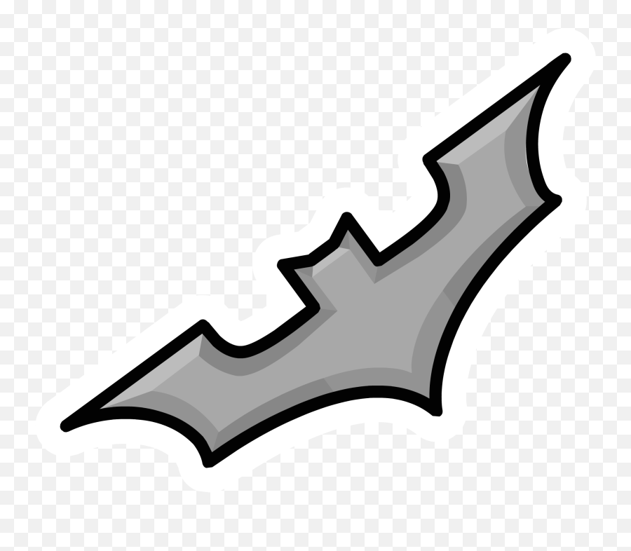 Batarang Pin - Horizontal Png,Batarang Png