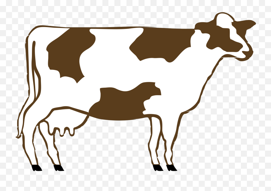 Clipart Goat Cow Transparent Free For - Fat Cow Clip Art Png,Cow Transparent