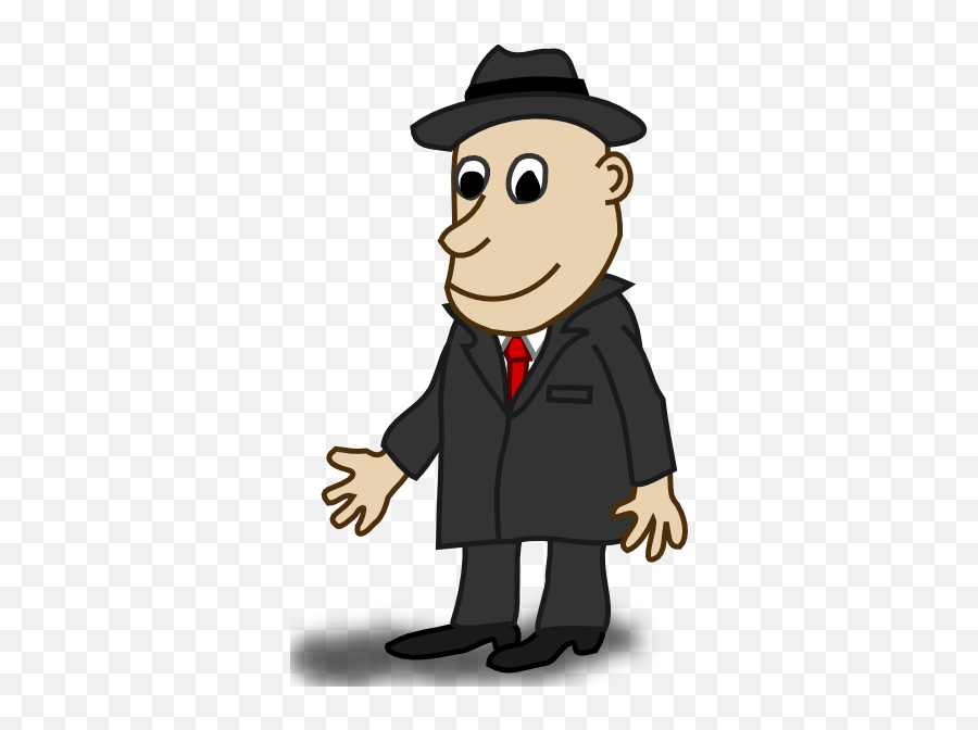 Comic Characters Businessman Clip Art - Character Clip Art Png,Businessman Silhouette Png