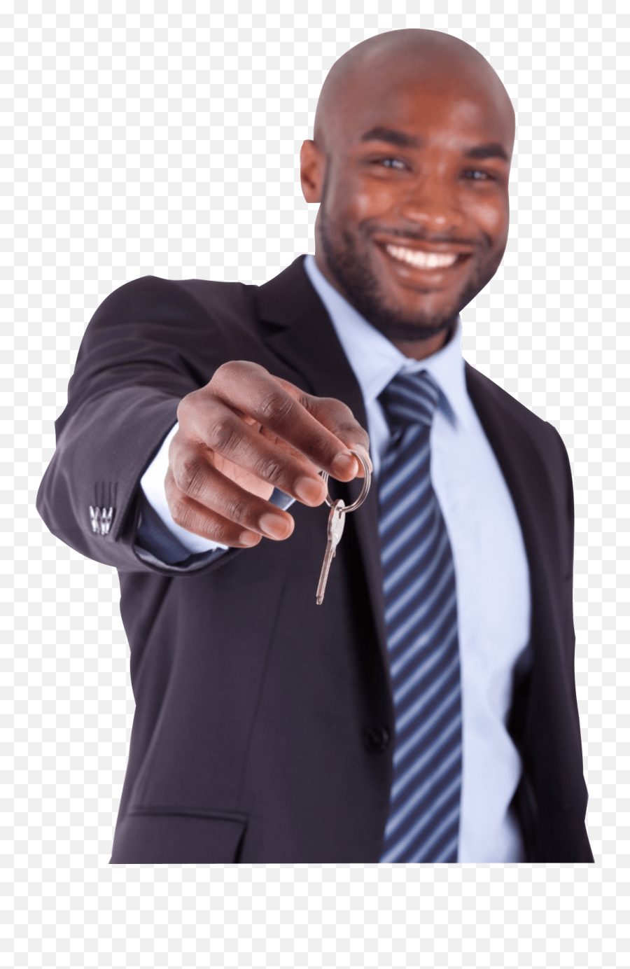 Download Hd Black Businessman Png - Man Holding Keys Png African American Businessman Png,Businessman Png