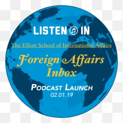 Elliott School Launches Podcast U2013 360 - Language Png,Blue Itunes Icon
