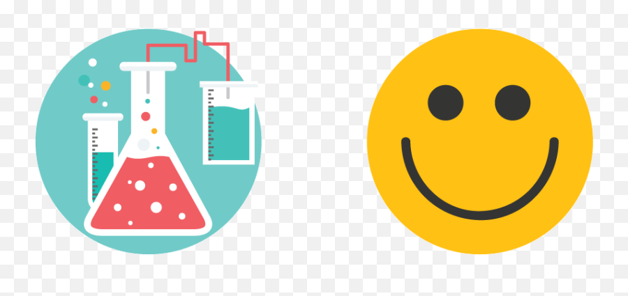 Download Hd The Science Of Happiness - Laboratory Flask Png,Chemistry Icon Png