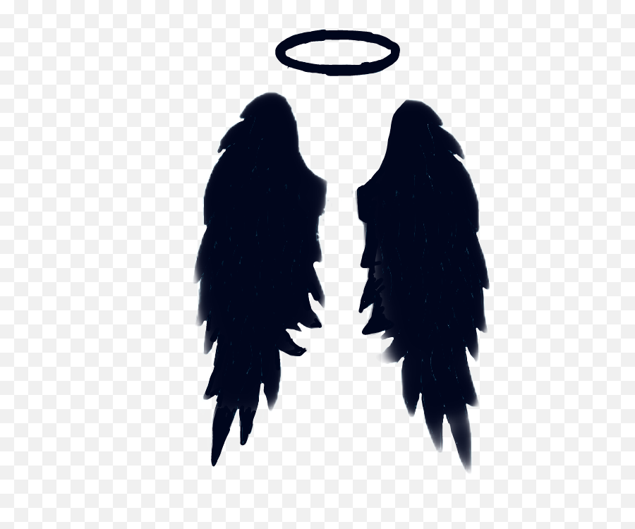 Hd Angle Wings Black Dark Evil Dar 969775 - Png Picsart Neon Wings Png,Evil Png