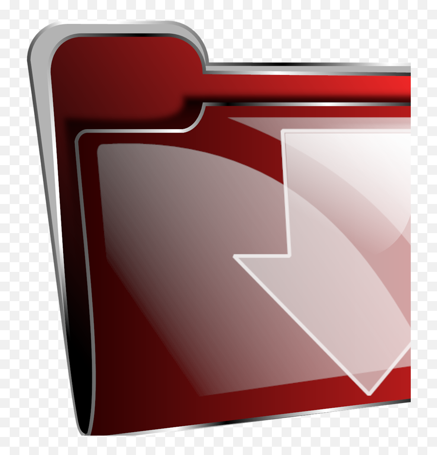 Red Download Folder Icon Svg Vector - Horizontal Png,Animation Folder Icon