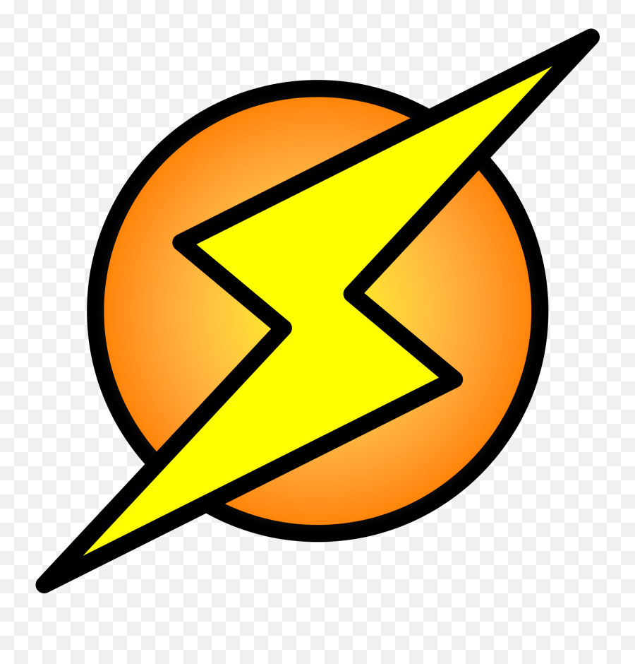 Lightning Bolt Icon Circle Clipart - Lightning Bolt Png,Lightning Bolt Icon Png