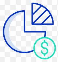 Data Card Recharge Online - Pie Chart Icon Black And White png