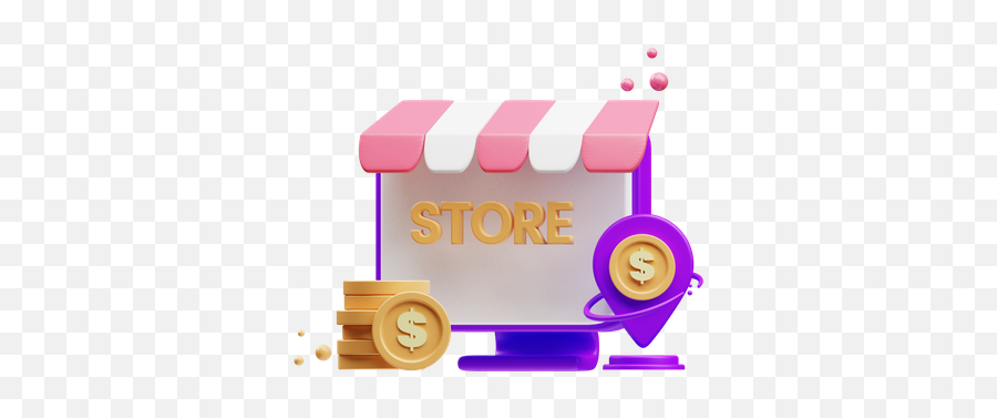 Store Icon - Download In Line Style Happy Png,Store Icon Png