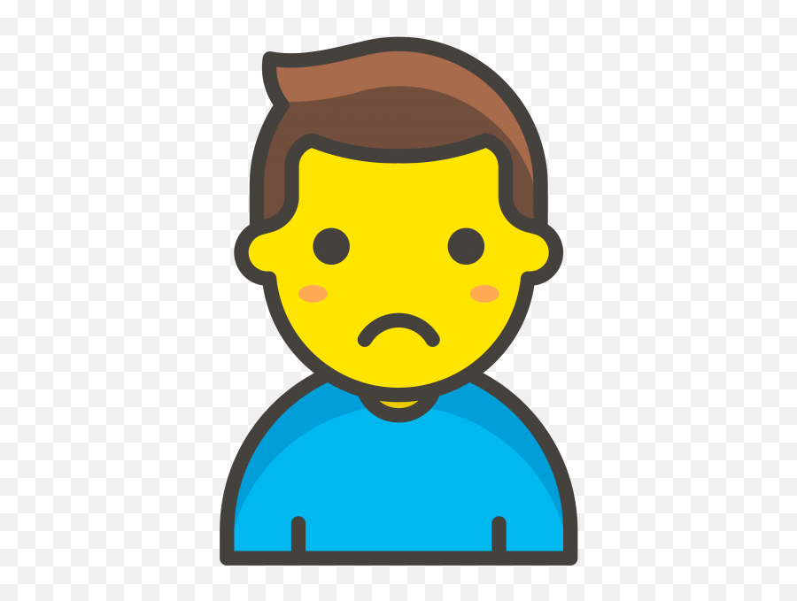 Download Man Frowning Emoji - Singer Icon Png Png Image With Office Worker Png,Singer Silhouette Png