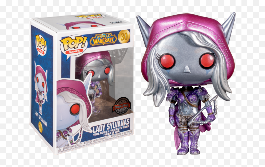 Funko Pop World Of Warcraft - Sylvanas Windrunner Blizzard World Of Warcraft Funko Pop Png,Overwatch Sylvanas Player Icon