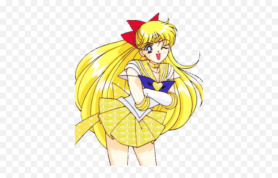 Sailor Moon Venus Sticker - Sailor Moon Sailor Venus Sailor Moon Eternal Sailor Venus Gif Png,Sailor Moon Icon Pretty