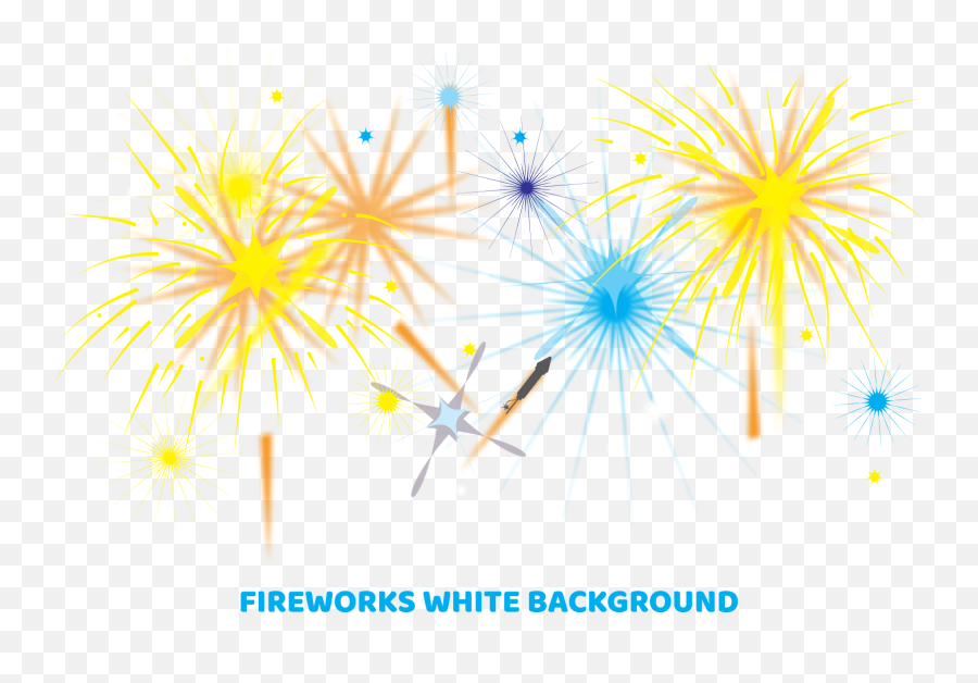 Fireworks White Background Illustration 214094 Vector Art Transparent PNG