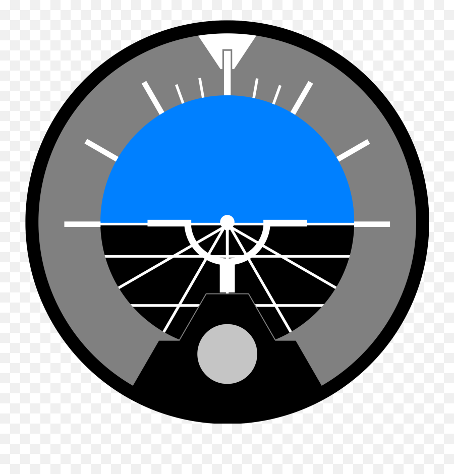 Fileattitude Indicator Level Flightsvg - Wikimedia Commons Png,Flight Status Icon