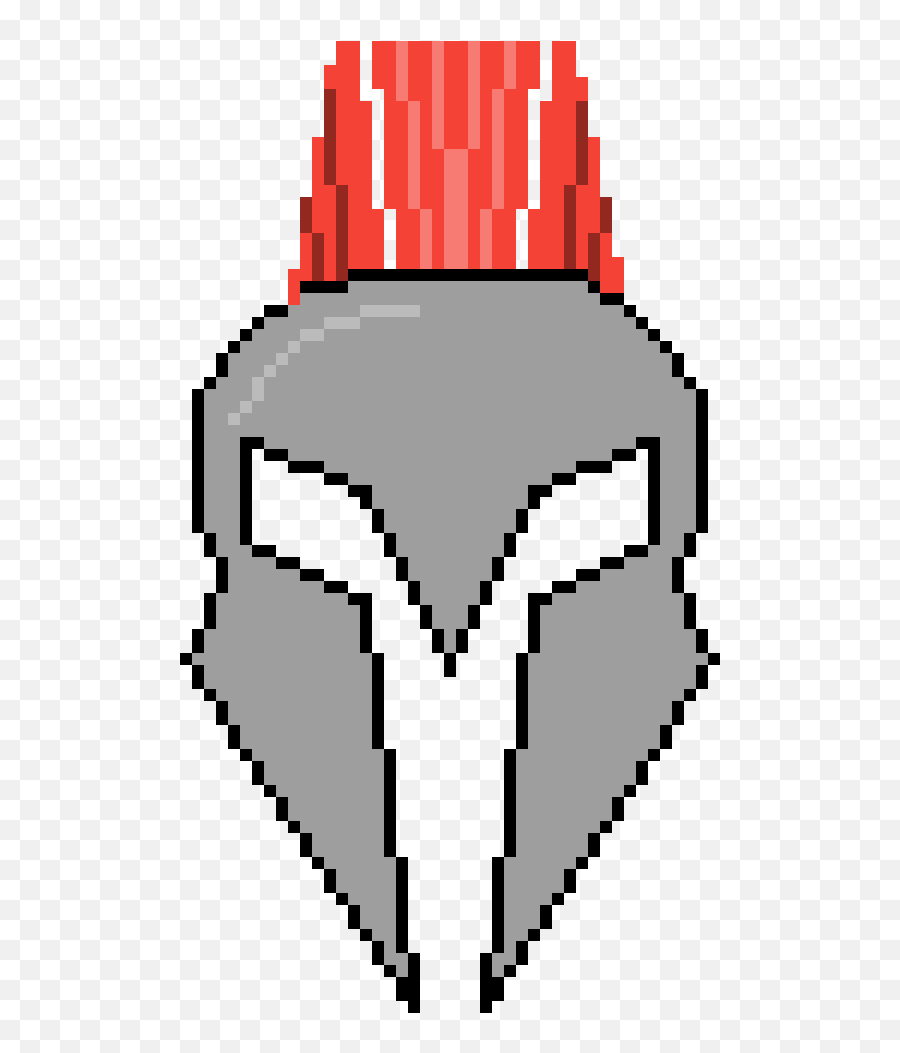 Pixilart - Spartan Helmet By Audcat Pixel Art Spartan Png,Spartan Helmet Logo
