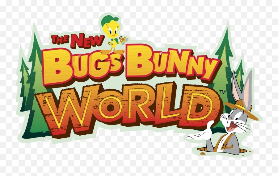 The New Bugs Bunny World Logo Png - Bugs Bunni Logo Transparent,Bugs Bunny Png
