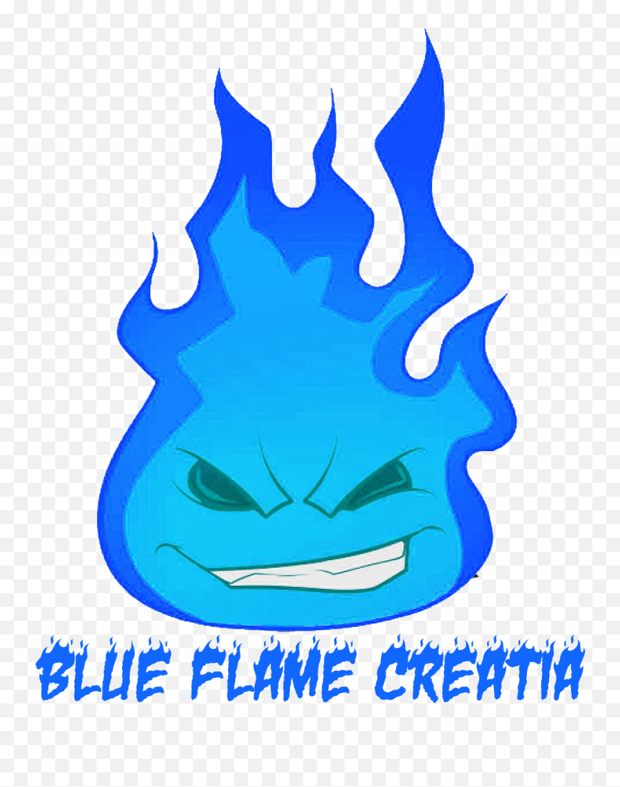 Blue Flame Creatia - Cartoon Fireball Png,Blue Flame Transparent